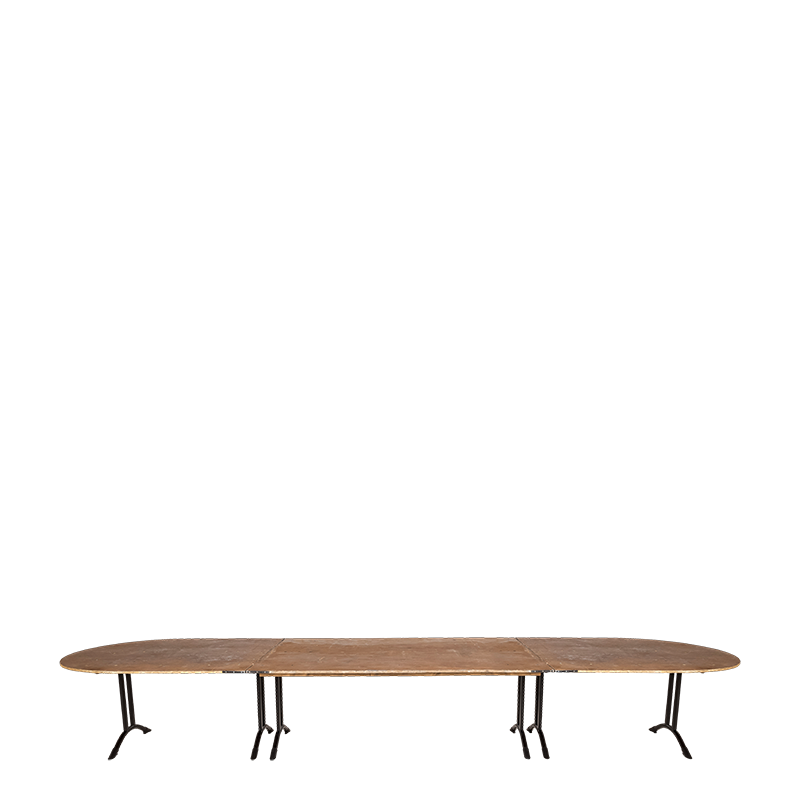 Tisch Oval 130 x 500 cm