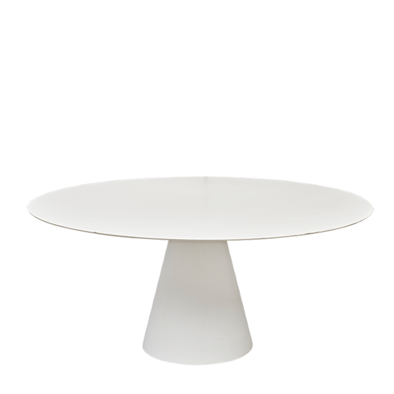 Table Icône ronde blanche Ø 160 cm H 72 cm