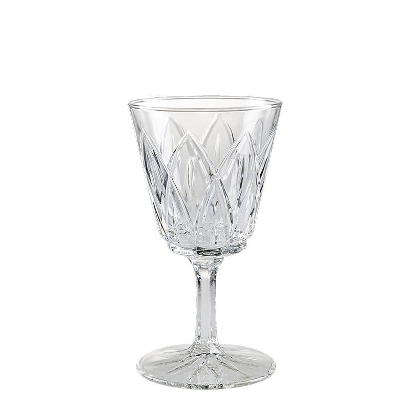 Verre à pied à vin Vintage style cristal Ø6-9 cm H12-15cm 15-20cl