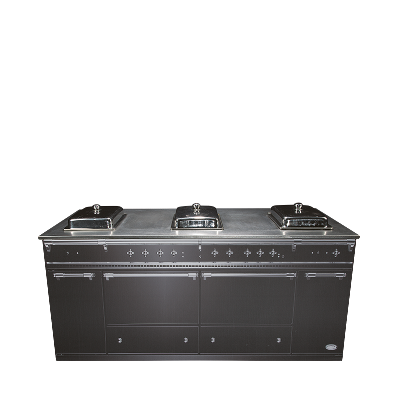 Buffet pliant piano de cuisine chafing dish 100 x 200 cm - 72H