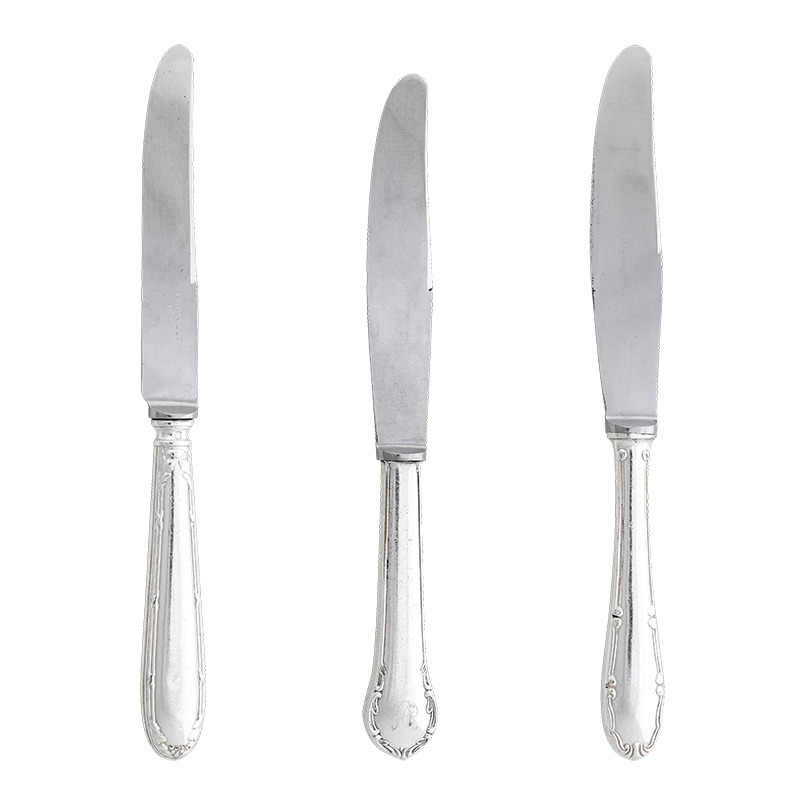Vorspeisenmesser Vintage Silber