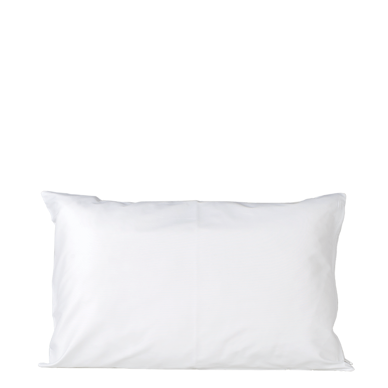 Coussin chintz blanc 40 x 65 cm