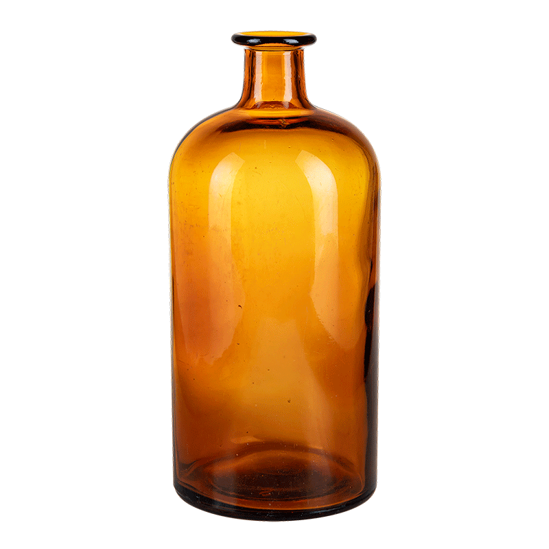 Apothekerglas Vintage braun gross