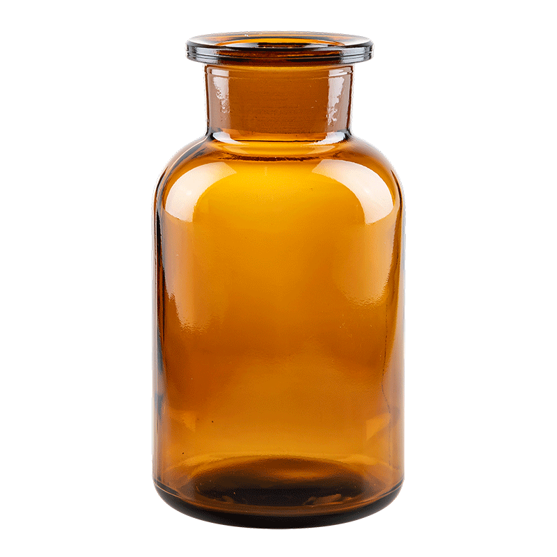 Apothekerglas Vintage braun klein