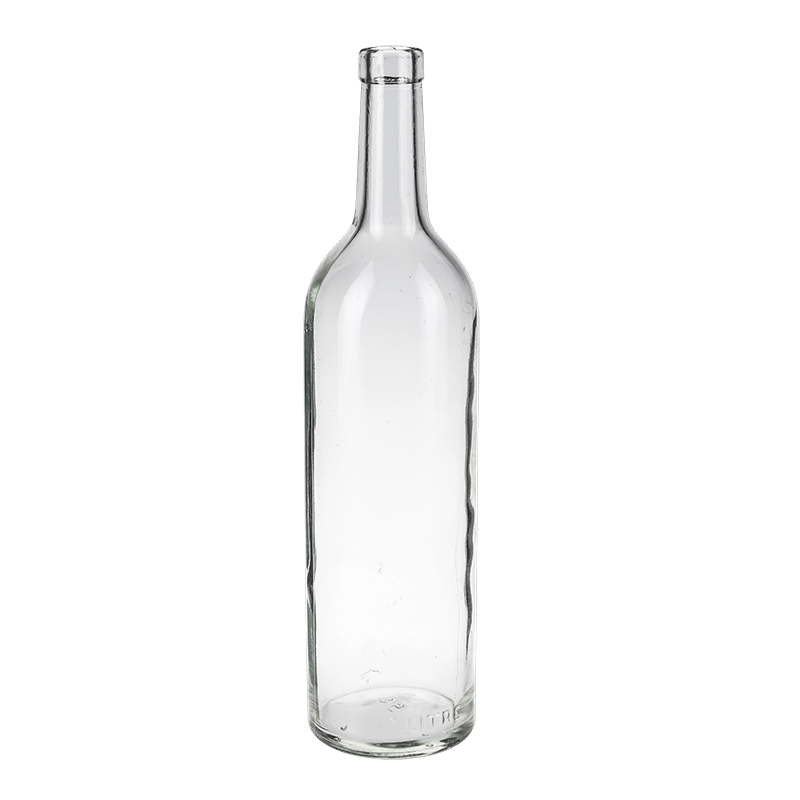 Glasflasche weiss Vintage