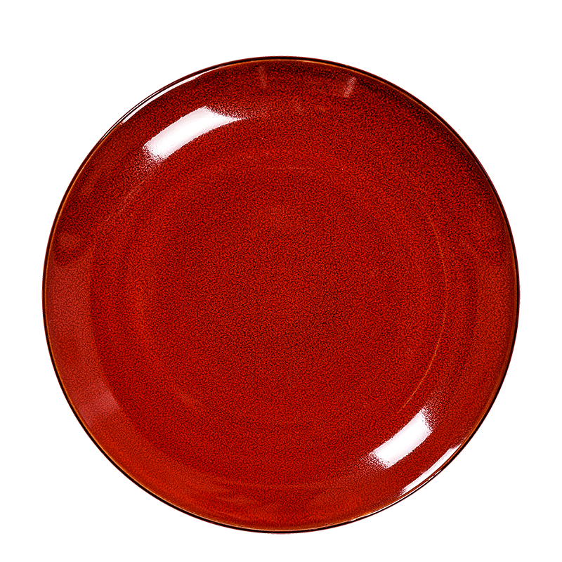 Menüteller Korfu rot Ø 26 cm