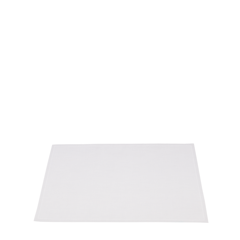 Tischset Baumwolle weiss Alaska 30 x 45 cm