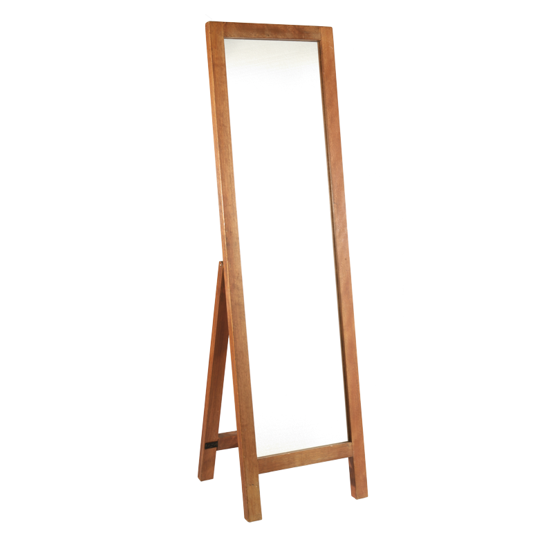 Standspiegel Holz H 160 cm B 45 cm