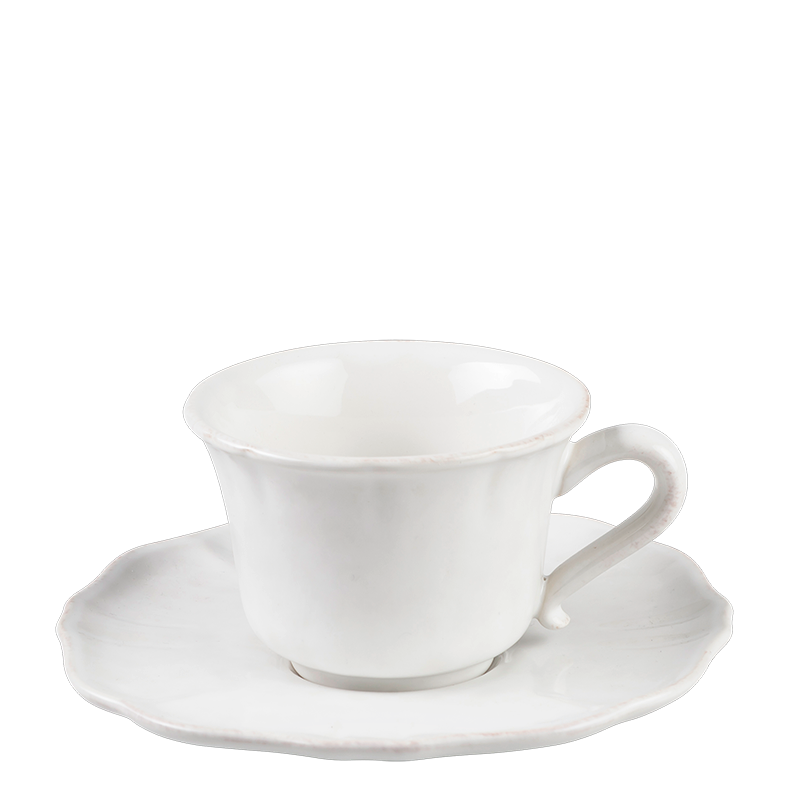 Kaffee-/Teetasse mit Unterteller Romance 20 cl