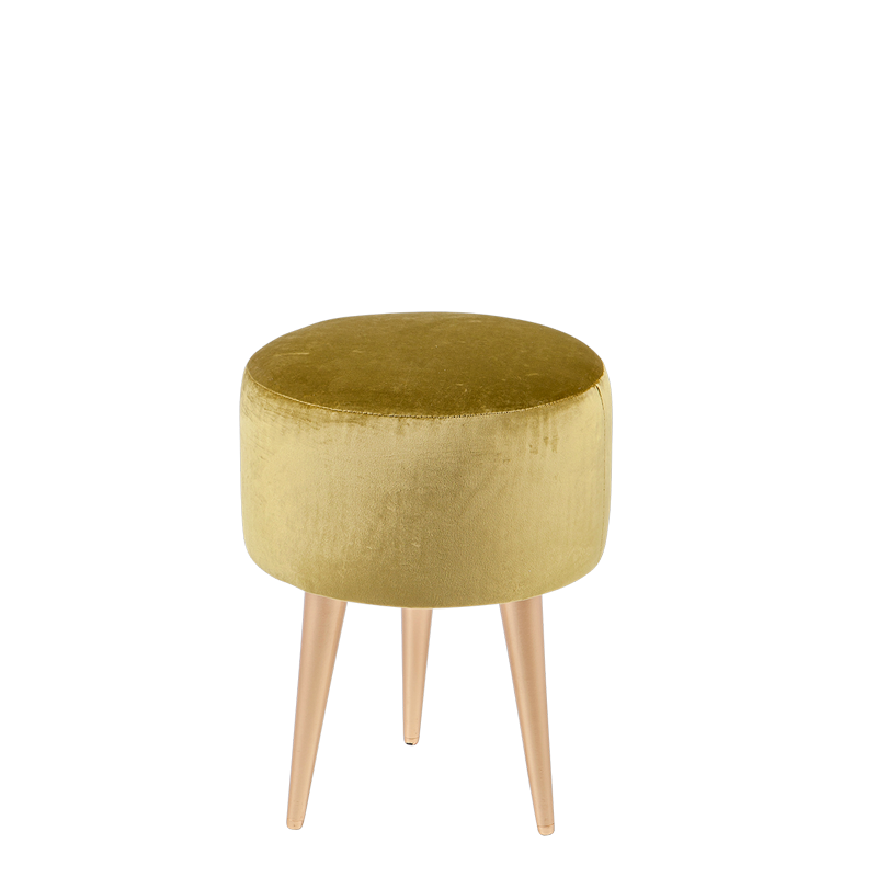 Hocker Juliette grün Ø 35 cm H 44 cm