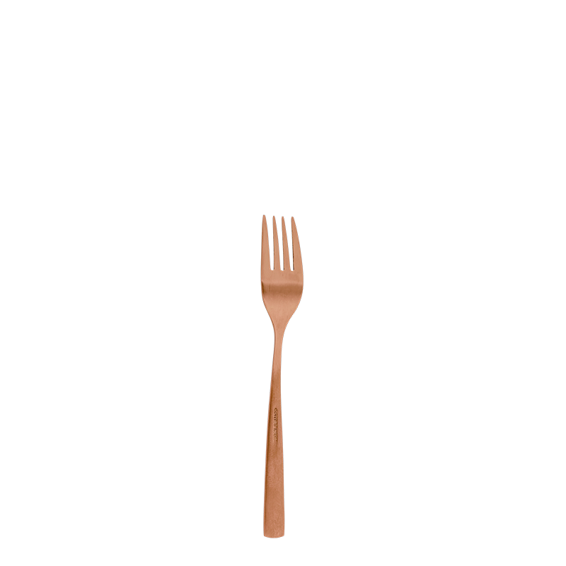 Cocktailgabel / Kuchengabel Neo Kupfer
