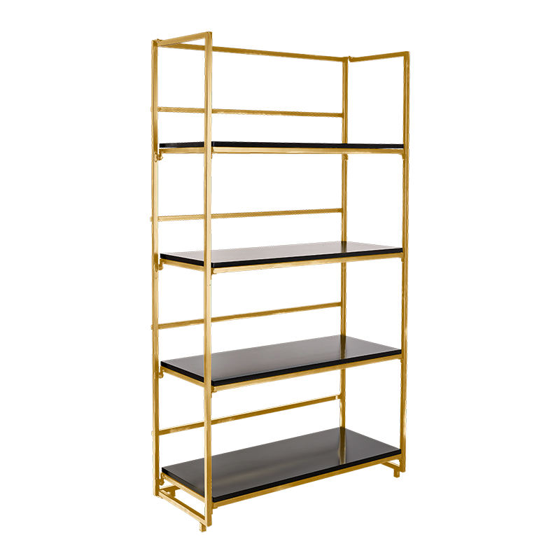 Regal Gold und schwarz 40 x 80 cm H 180 cm