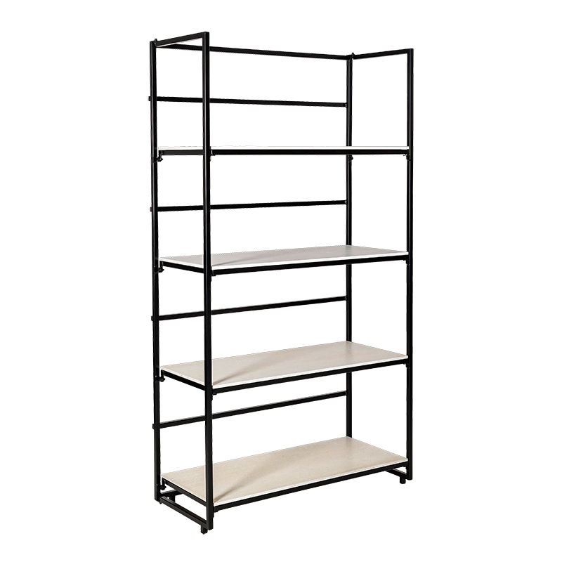 Etagère noire et blanche 40 x 100 cm H 180 cm