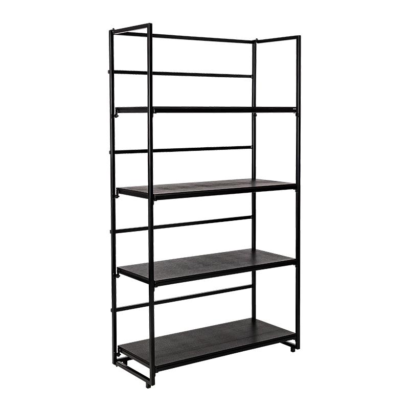 Etagère noire 40 x 100 cm H 180 cm