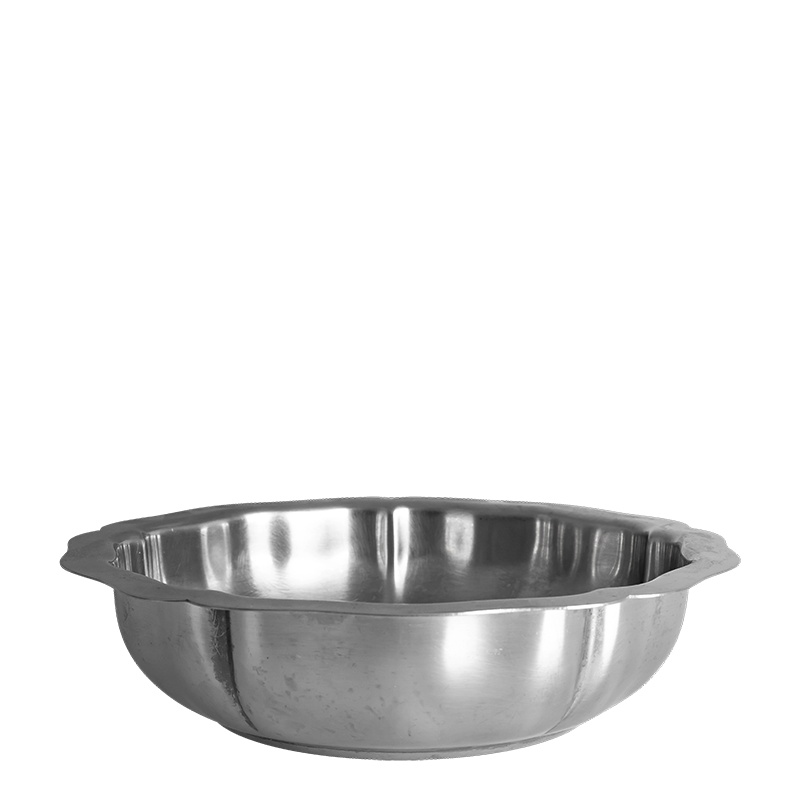 Platte tief Vintage Inox