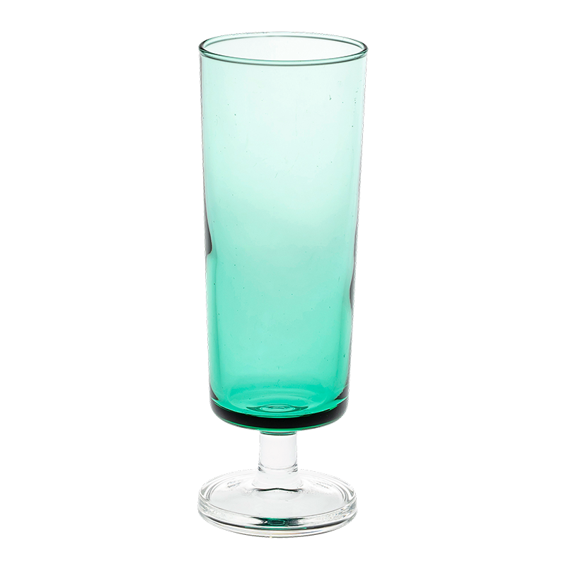 Champagnerglas Vintage Schweden grün 10 cl