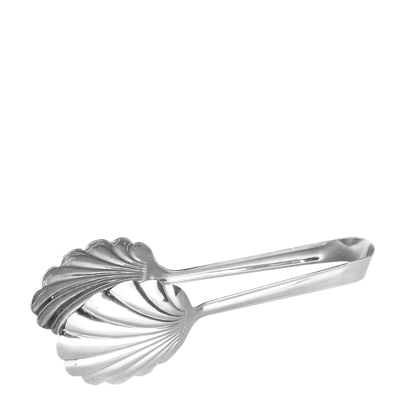 Servierzange Muschel Vintage Inox