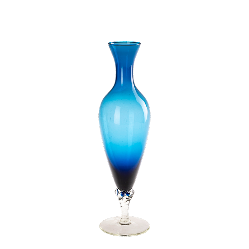 Vase gross Soliflore Vintage blau