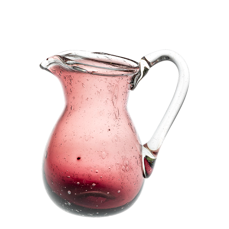 Karaffe Vintage aus Buntglas