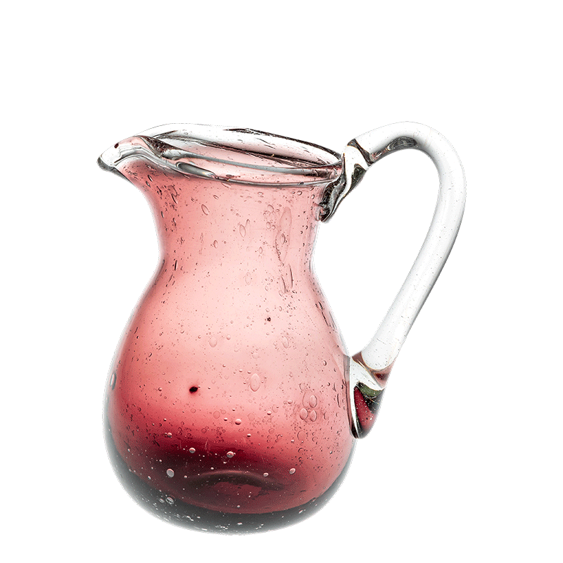 Karaffe Vintage aus Buntglas