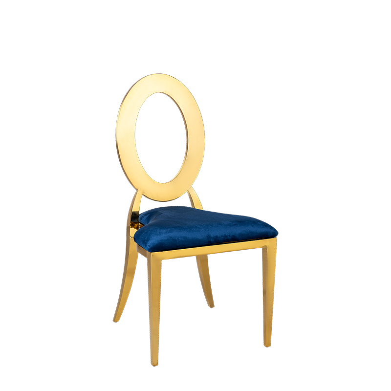 Stuhl Divine mit Sitzkissen nachtblau