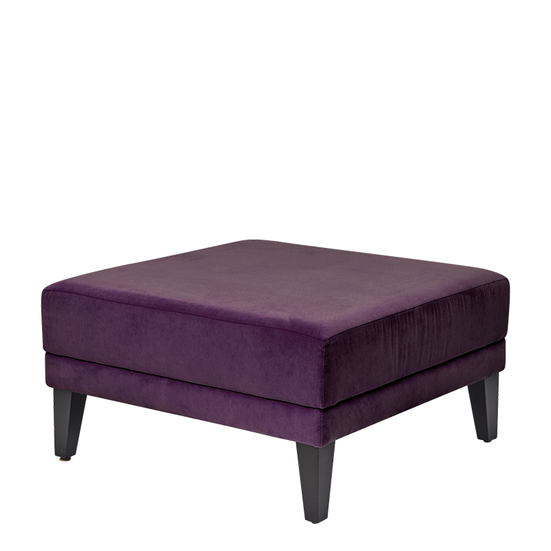 Hocker Infinito "L" gross violett 80 x 80 cm H 45 cm