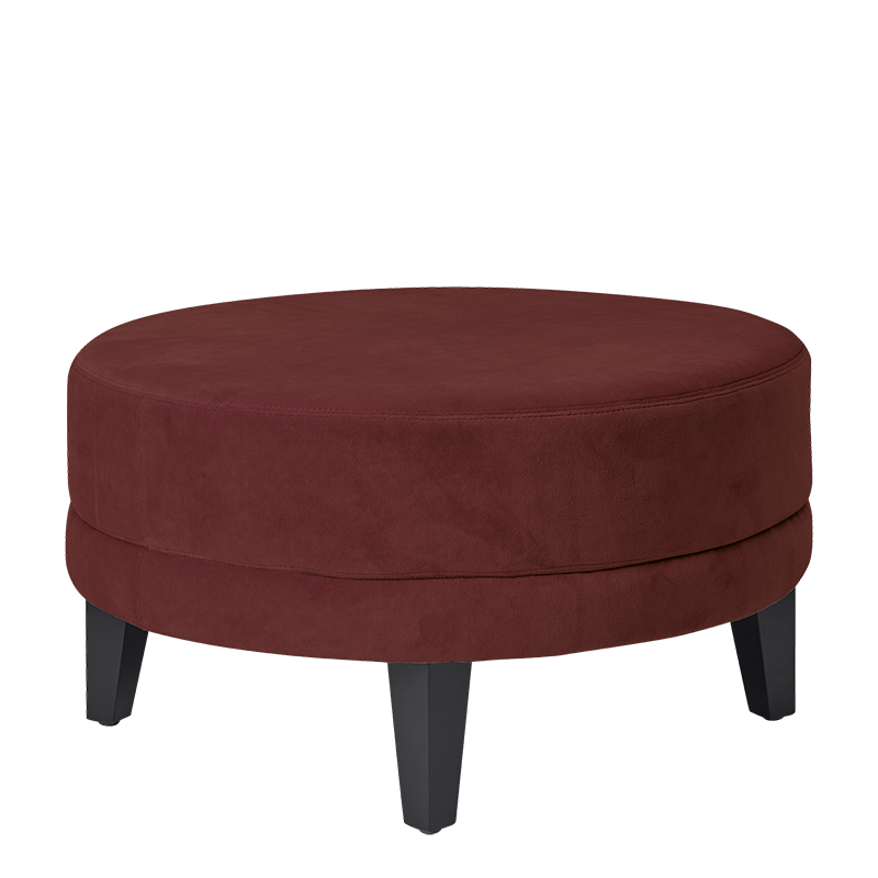 Hocker Infinito "M" rund bordeauxrot Ø 80 cm