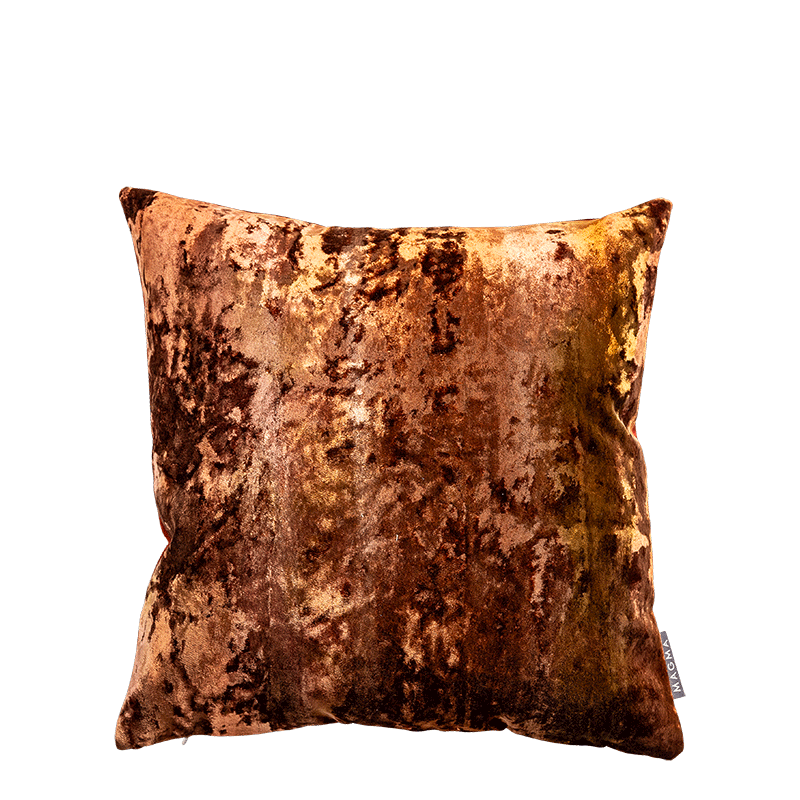 Kissen Shiva Kupfer bordeaux 40 x 40 cm