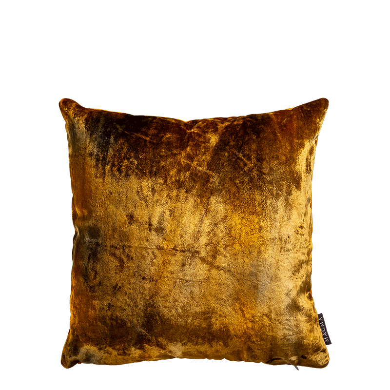 Kissen Shiva Kupfer gelb 40 x 40 cm
