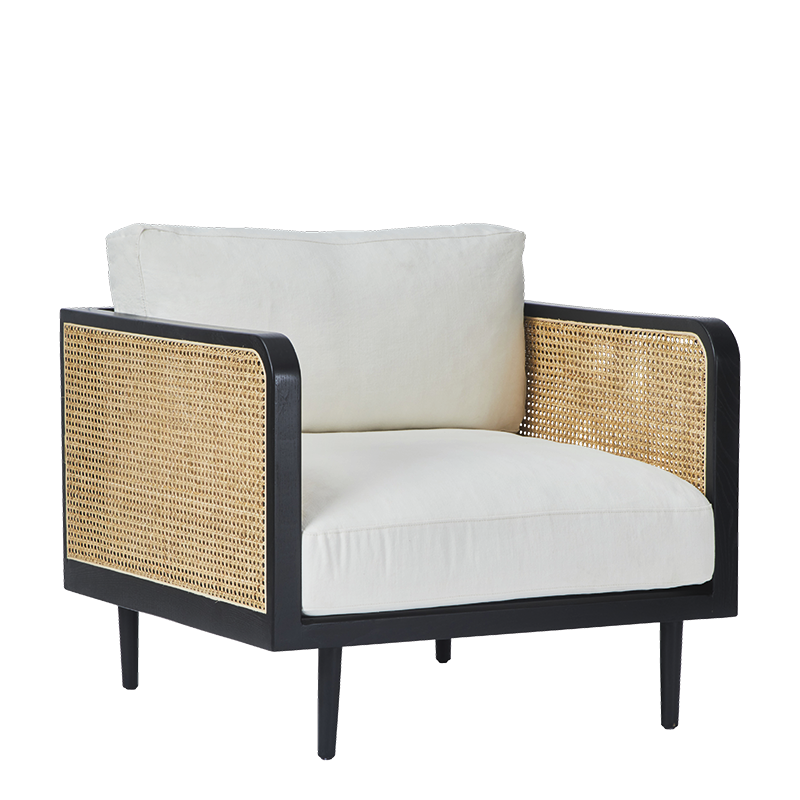 Fauteuil Cannes 83 x 83 H 78 cm