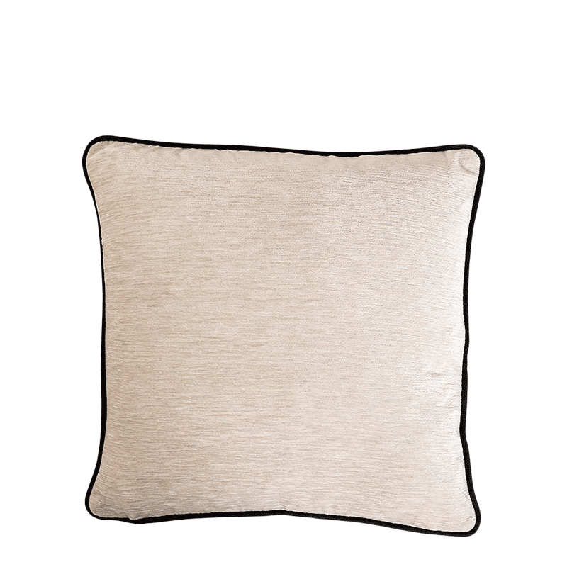 Coussin Velvet crème 40 x 40 cm