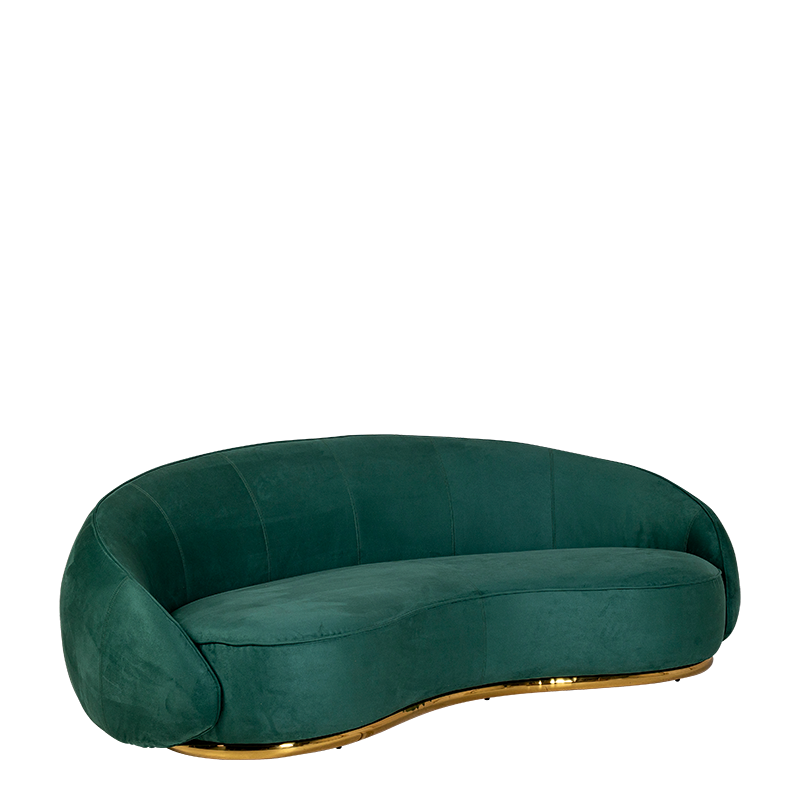 Sofa Lorenza grün 100 x 220 H 73 cm