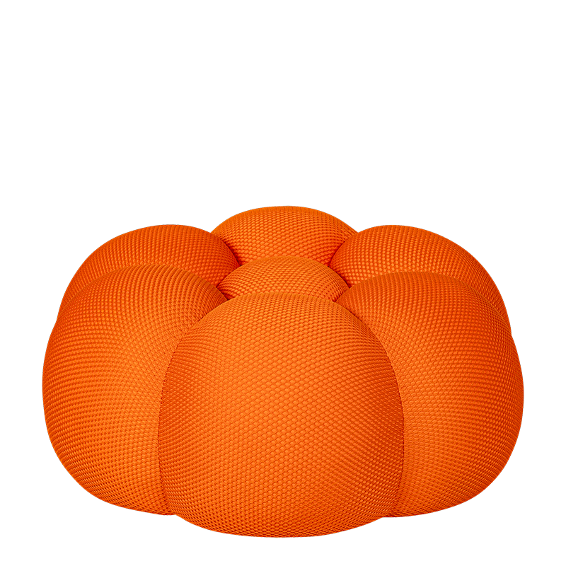 Hocker Cloud orange Ø 80 cm H 37 cm