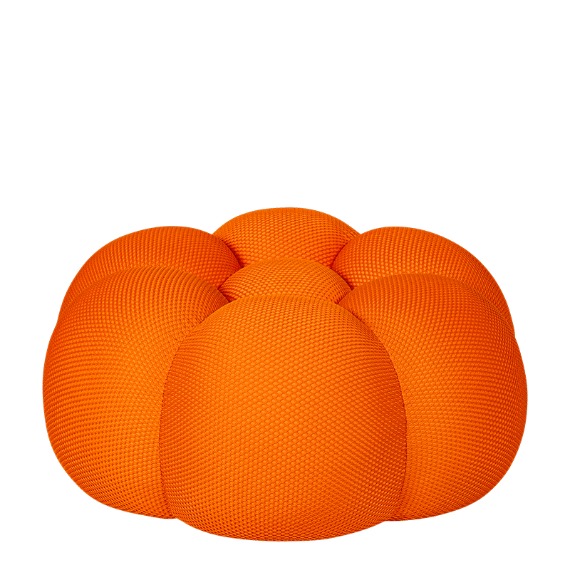 Hocker Cloud orange Ø 80 cm H 37 cm