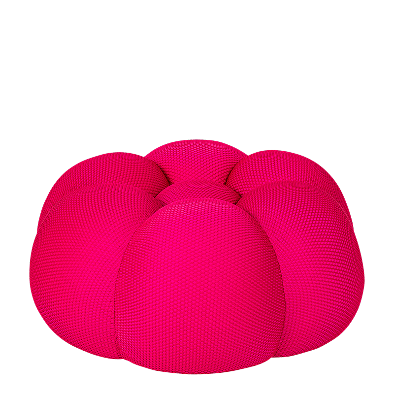 Hocker Cloud himbeer Ø 80 cm H 37 cm