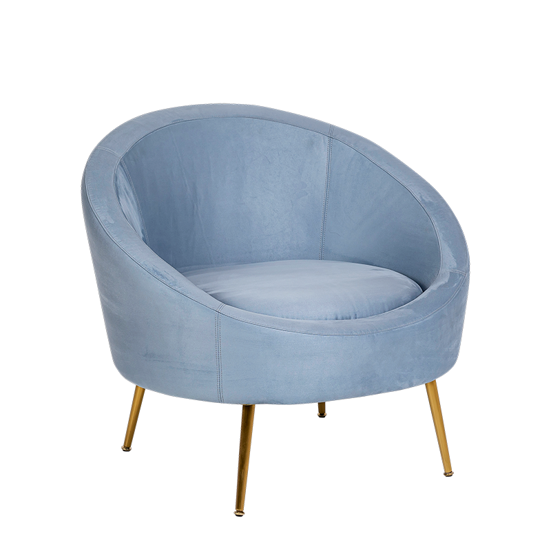 Sessel Davos blaugrau 92 x 82 cm H 78 cm