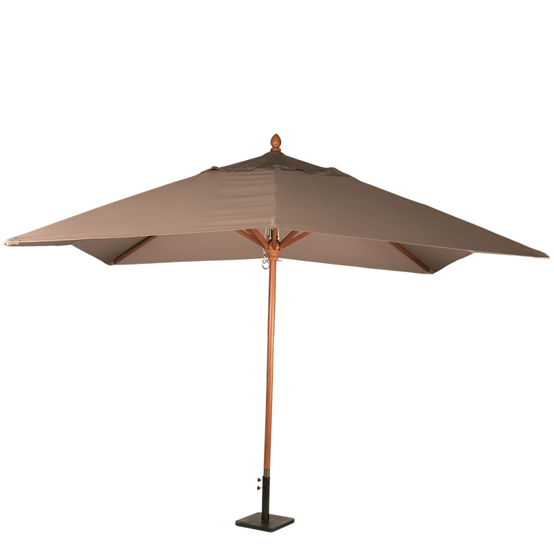 Sonnenschirm Louisiane + Stahlsockel 30 x 30 cm