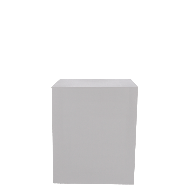 Buffet Cube Lycra auf Rollen 69 x 86 H 106 cm - 24h