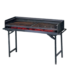 Holzkohlegrill L 120 H 110 T 50 cm