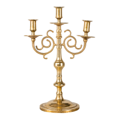 Chandelier Vintage doré
