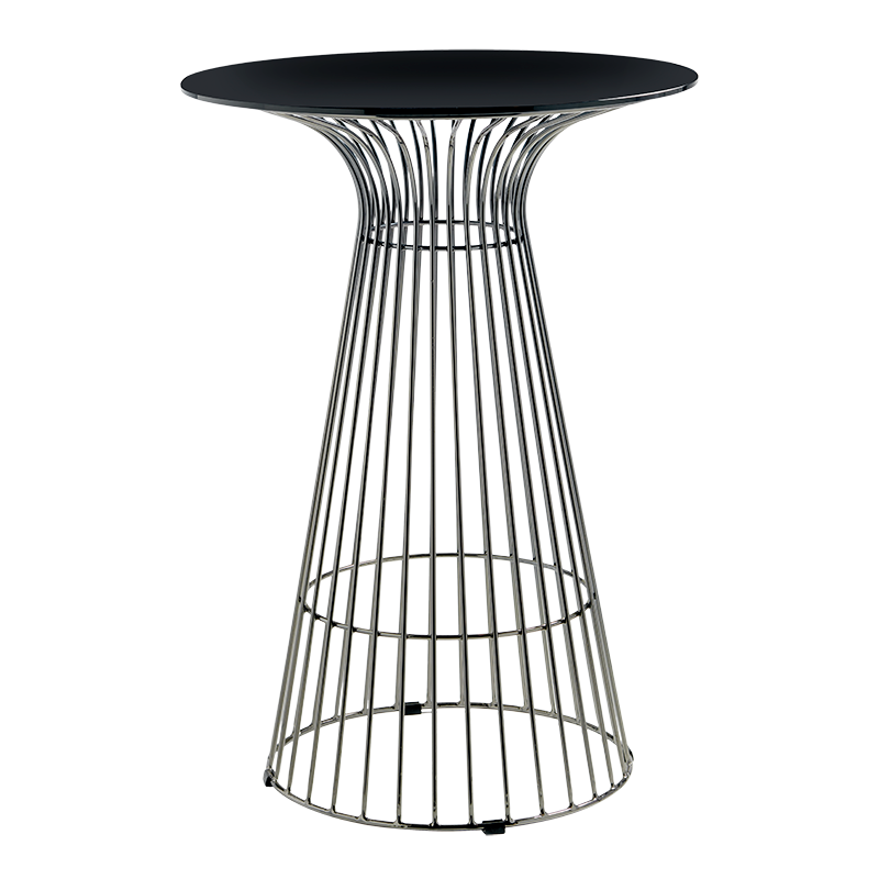 Mange-debout Filo acier H 104 cm Ø 65 cm