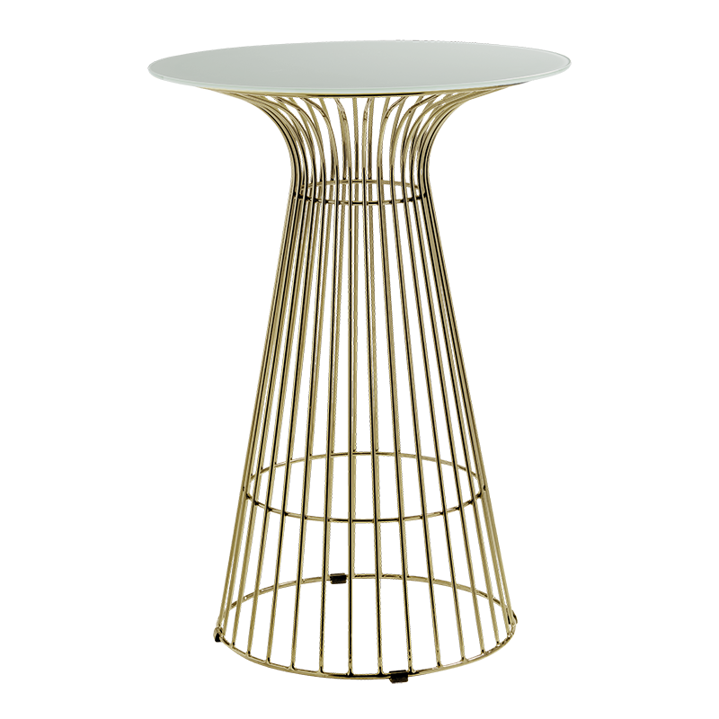 Mange-debout Filo or H 104 cm Ø 65 cm