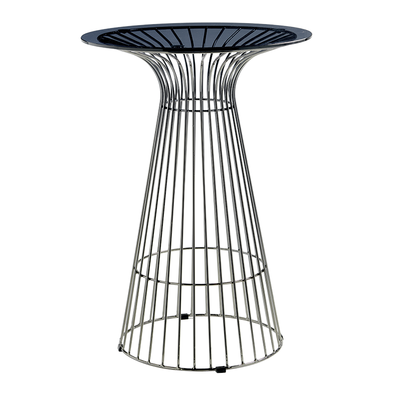 Mange-debout Filo acier H 104 cm Ø 65 cm