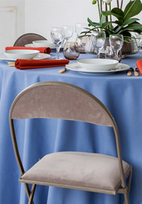 chaise capitonnée